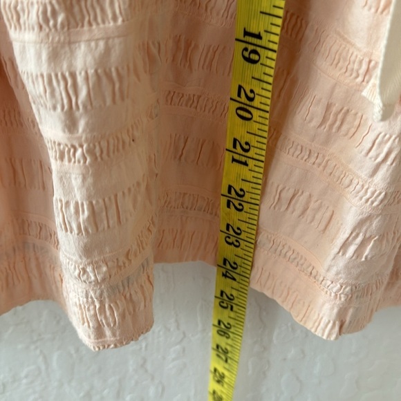 J Jill Seersucker Light Pink Blazer Spring Jacket Small - Picture 8 of 8